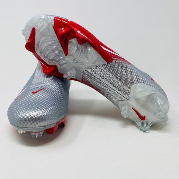 Nike Mens Vapor Edge Pro 360 Gray Pull On Low Top Football Cleats Sneakers 7.5 - Picture 5 of 6